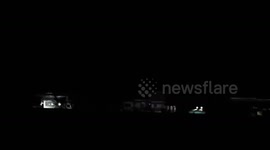 Residents cower as blasts are heard in neighbouring Myanmar