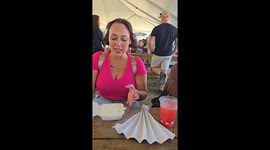 Nitrogen ice cream popping mishap at Renaissance festival in Louisiana, USA