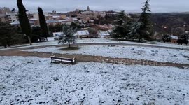 Spain: Winter Arrives With Snow Across Several Regions