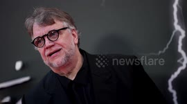 UNCAPTIONED: Guillermo del Toro denounces AI as he accepts Vanguard Tribute at Gotham Awards