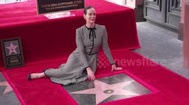 UNCAPTIONED: Sarah Paulson honoured with star on Hollywood Walk of Fame