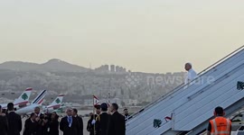 Lebanon: Footage shows Pope Leo XIV arriving in Beirut