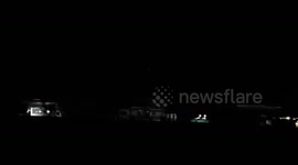 Residents cower as blasts are heard in neighbouring Myanmar