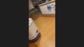 Hospital Robot Takes The Elevator