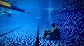 Pool Rescue Turns to Prank