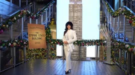 Miss Universe Fatima Bosch Fernandez visits Empire State Building