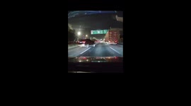 Close Call with the Turning Semi-Trailer Truck