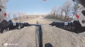 Snow Cycling Gone Wrong