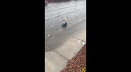 Las Vegas Flash Flood Taking Out The Trash