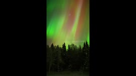 Colorful Aurora Over Fairbanks, Alaska