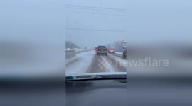 US: Whiteout Blast Turns Buffalo Highway Into Treacherous Gauntlet