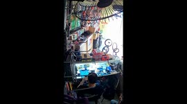 Phone bursts into flames during screen repair in Brazil