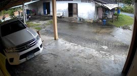 Out-of-control car crashes into home narrowly missing aunt and her niece