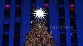 US: 93rd Annual Rockefeller Center Christmas Tree Lighting Ceremony