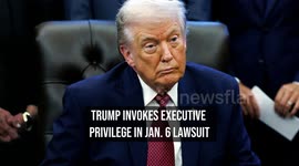Trump Invokes Executive Privilege in Jan. 6 Lawsuit