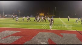 Football player has helmet knocked clean off during heavy tackle in Nashville game