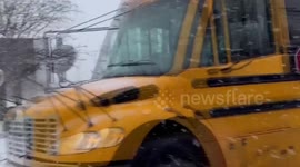 US Weather: Heavy Snow In Rochester, NY