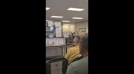 DMV Security Removes Disruptive Man