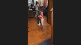 My grandson is showing a lot of affection to a friend of the family daughter. This took place at my sister’s house in Rochester NY.