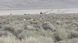 Fighter jet pilot ejects moments before plane crashes in California desert