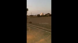 Escaped ostrich rescued when it is found stuck in filthy drainage ditch