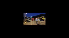 Terrifying Dashcam: Out-of-control shuttle bus plows into multiple cars at China ski resort