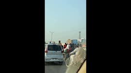 Christmas celebrations on Karachi Roads
