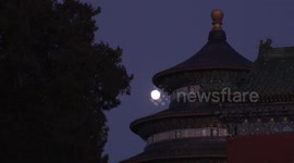 China: Final supermoon of 2025 illuminates night sky