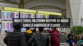 India's Travel Meltdown Deepens as IndiGo Cancels Hundreds of Flights