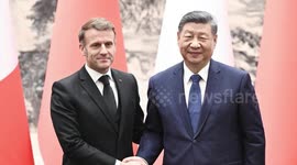 UNCAPTIONED: Xi Gives Macron Rare Chengdu Tour as China Prioritises Ties with France