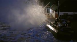 UK Flood Alert: Intense Waves Batter West Country Promenade - December 6th