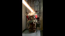 Santa Melted by HVOF Jet — Extreme Holiday Test