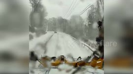US: Plow Truck Crash In Sherburne Sparks Winter Driving Warning