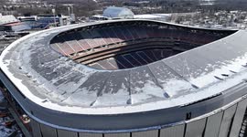 Buffalo Bills New Stadium Drone Footage of Construction 12-2025