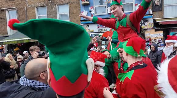 At this years annual Santacon London Some Santas get very drunk in Camden