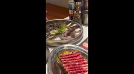 Fresh fish head shows reflexive movement in Guangdong, China