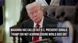 NEWS OF THE WEEK: Madonna blasts Donald Trump for not acknowledging World AIDS Day