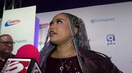Moliy speaks in an exclusive interview with BANG Showbiz at Capital’s Jingle Bell Ball with Barclaycard at the O2 Arena In London.