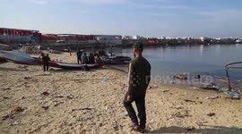 Displaced Gazan boat builder crafts boats from ruins, hoping for end of war