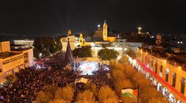 Tree Lighting in Bethlehem West Bank