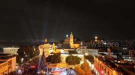 Tree Lighting in Bethlehem West Bank