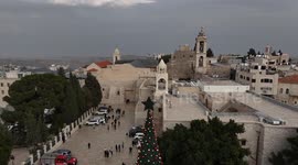 Tree Lighting in Bethlehem West Bank