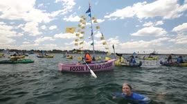 Climate protesters in Australia block ships at world's biggest coal port