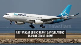 Air Transat Begins Flight Cancellations as Pilot Strike Looms