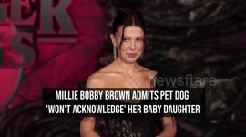 Millie Bobby Brown admits pet dog 'won't acknowledge' her baby daughter
