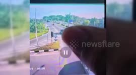 Malaysia: Two Killed As Cargo Crushes Truck Cab