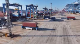 China: Green energy slashes carbon emissions, raises efficiency at Qingdao Port