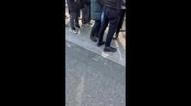 Fans queue for hours outside Justin Bieber pop-up shop in Japan