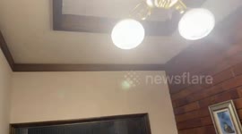 Violent Indoor Shaking Captured in Aomori as M7.6 Earthquake Rocks Northern Japan — Tsunami Warning Issued