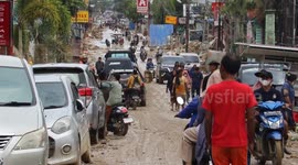 Severe flood damage reported in Aceh, Indonesia, following downpours across Sumatra